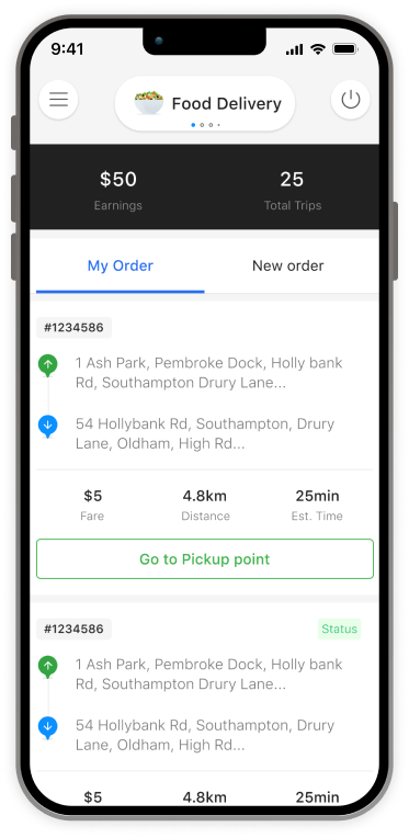 restaurant-ordering-driver