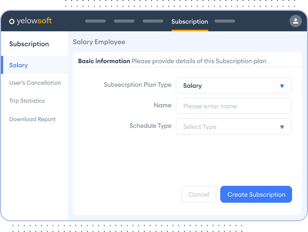 Salary-Based Driver Subscription