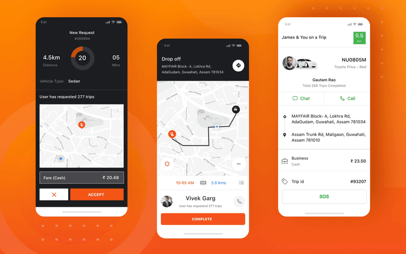 hailing-company-in-india-ui