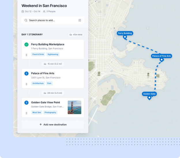 Multi-Venue Route Planning