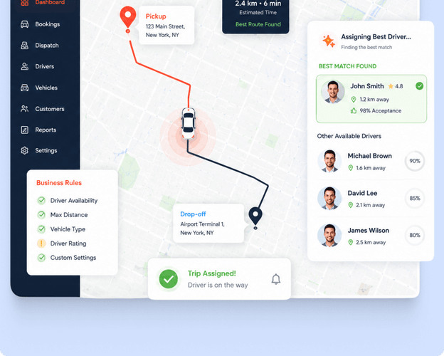 Live Hire Tracking 