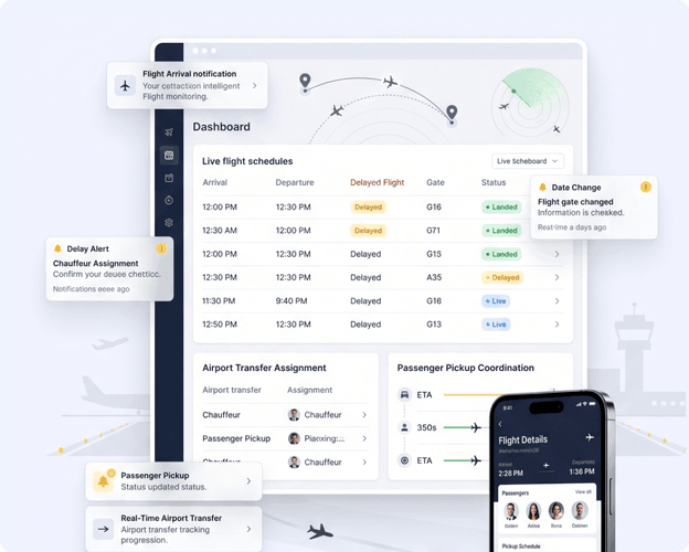 Real-Time Flight Coordination