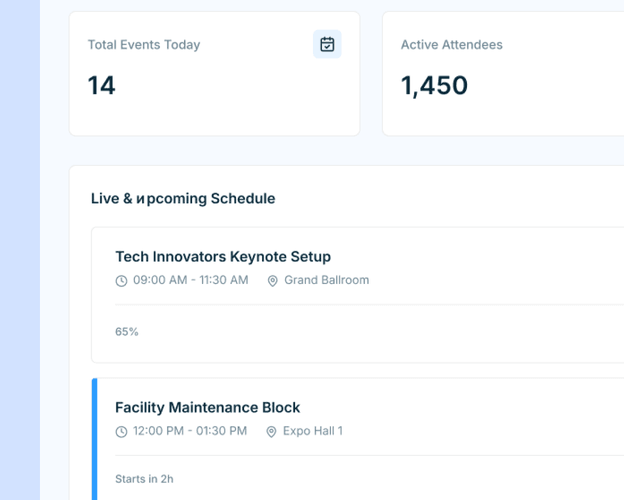 Centralized Event Dashboard