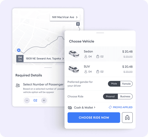 passenger-app-real-time